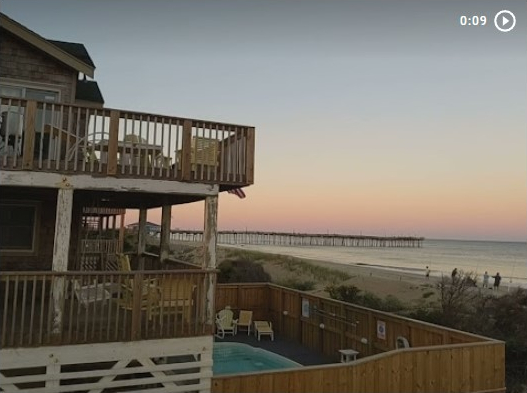 Sunset from outer banks, avon, nc